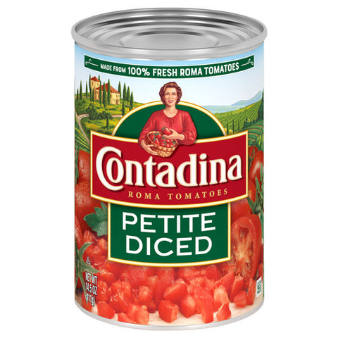 Roma Style Petite Cut Diced Tomatoes 14.5 Oz (Case Of 12) by Contadina