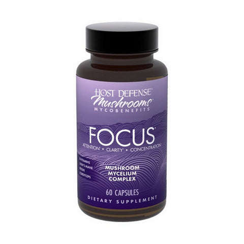 Host Defense, Mycobenefits Focus, 60 Capsules Host Defense