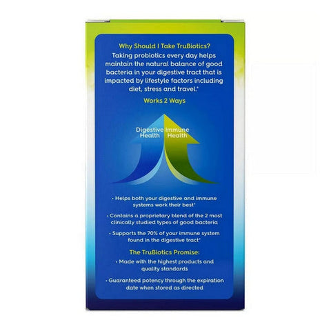 Trubiotics, Digestive Plus Immune Health Capsules, 30 Count Trubiotics