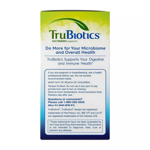 Trubiotics, Digestive Plus Immune Health Capsules, 30 Count Trubiotics