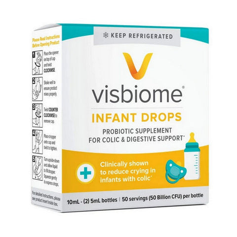 Infant Drops Probiotic Supplement 10 Ml by Visbiome
