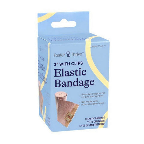 Foster And Thrive, Elastic Bandage 3" With Clips, 1 Count Foster And Thrive