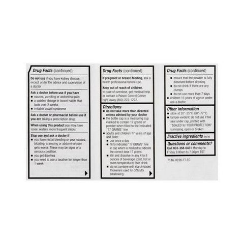 Foster And Thrive, Clear Laxative, 8.3 Oz Foster And Thrive