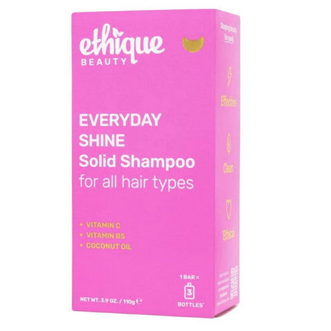 Everyday Shine Solid Shampoo Bar For All Hair Types 3.9 Oz by Ethique