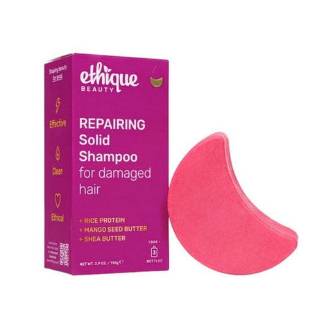 Ethique, Repairing Solid Shampoo Bar For Damaged Hair, 3.9 Oz Ethique