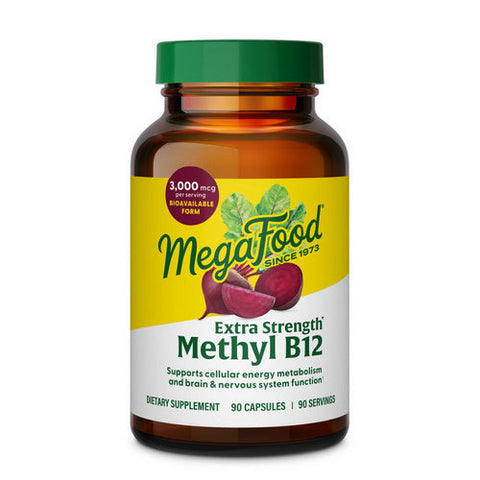 MegaFood, Extra Strength Methyl B12, 90 Caps MegaFood
