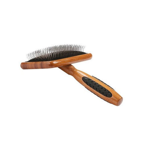 Bass Brushes, De Matting Pet Brush With Large Slicker, 1 Count Bass Brushes