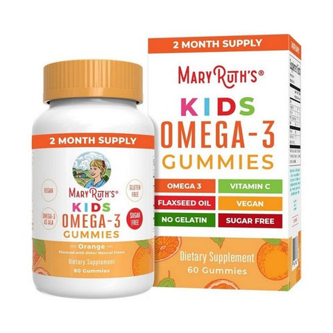 MaryRuth's, Kids Omega-3 Gummies Orange, 60 Count MaryRuth's