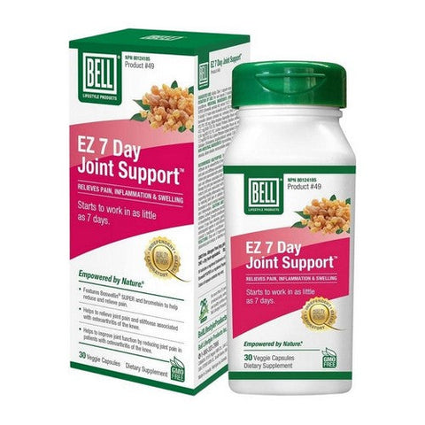 Bell Lifestyle, EZ 7 Day Joint Support, 30 Capsules Bell Lifestyle
