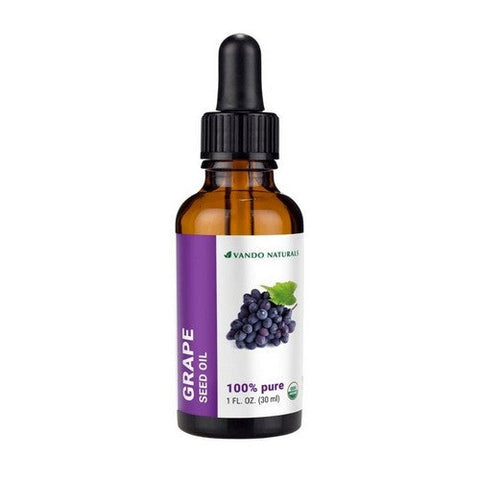 Vando Naturals, Organic Grape Seed Oil Virgin, 1 Oz Vando Naturals