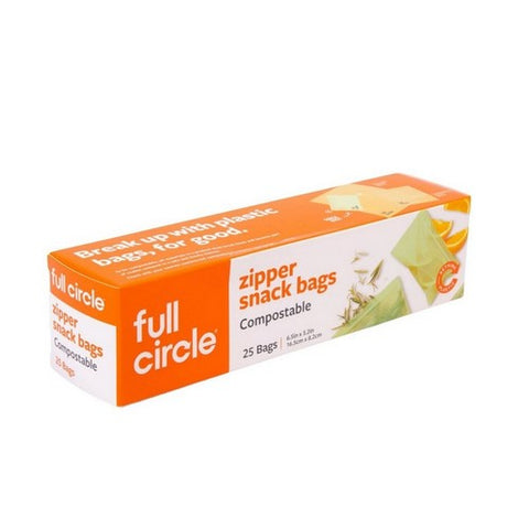 Full Circle Home, Compostable Snack Bags, 25 Count Full Circle Home