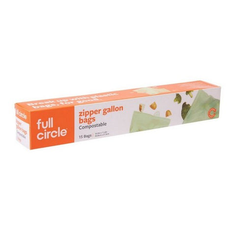Full Circle Home, Compostable Gallon Bags, 15 Count Full Circle Home