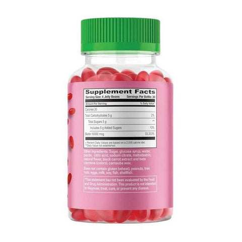Human Beanz, Human Beanz Biotin, 10,000 Mcg, 120 Count Human Beanz