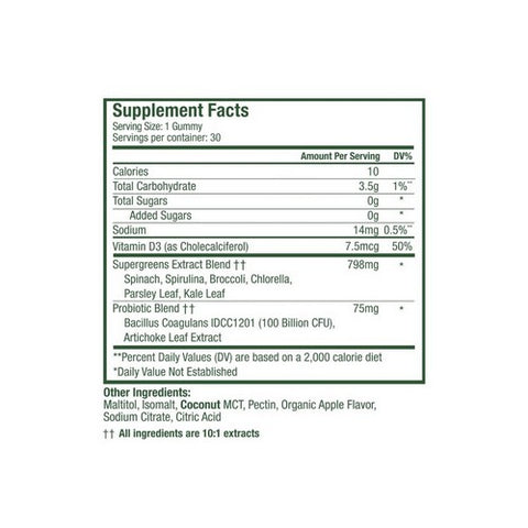 Plant People, WonderGreens Kids Super Veggie Gummies, 30 Gummies Plant People
