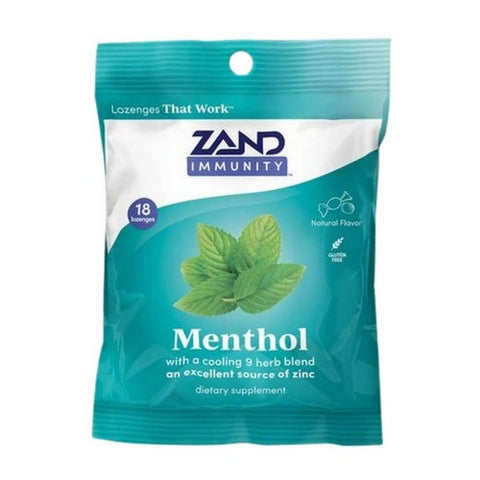 Zand, Menthol Lozenges, 18 Count Zand