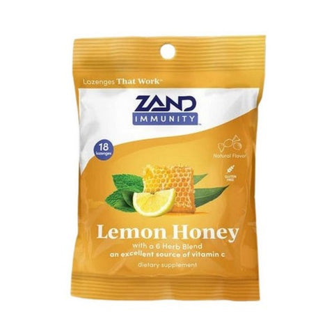 Zand, Lemon Honey Lozenges, 1.69 Oz Zand