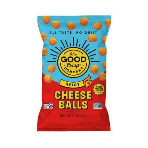 The Good Crisp Company, Spicy Cheese Balls, 4 Oz The Good Crisp Company