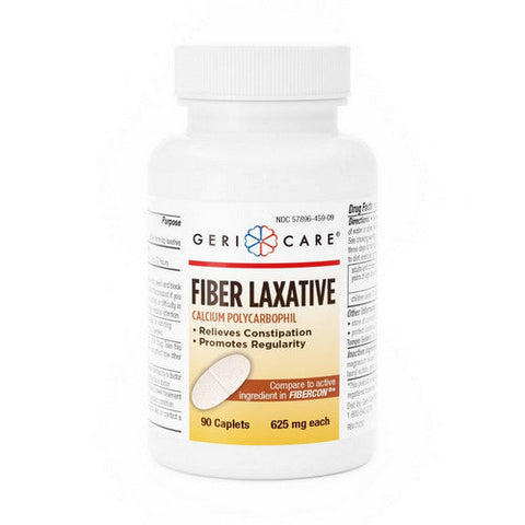 Gericare, Fiber Laxative Calcium Polycarbophil, 625 Mg, 90 Caps Gericare