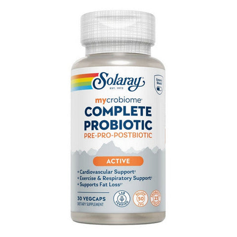 Solaray, Mycrobiome Complete Probiotic Active, 30 Veg Caps Solaray