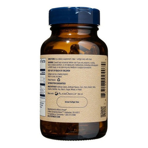 Wiley Wallaby, Wild Alaskan Fish Oil Peak EPA, 60 Softgels Wiley Wallaby