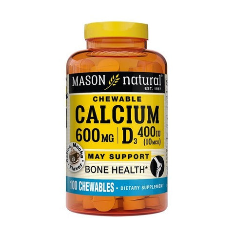 Mason, Calcium And Vitamin D3 Chewables Coffee Mocha, 100 Tabs Mason