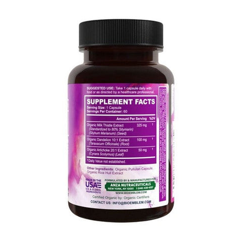 BioEmblem, Organic Liver Cleanse, 60 Veg Caps BioEmblem