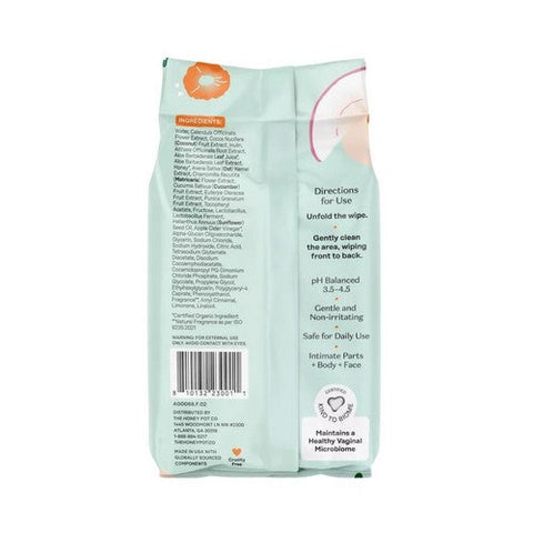 The Honey Pot, Intimate Wipes Prebiotic, 30 Count The Honey Pot