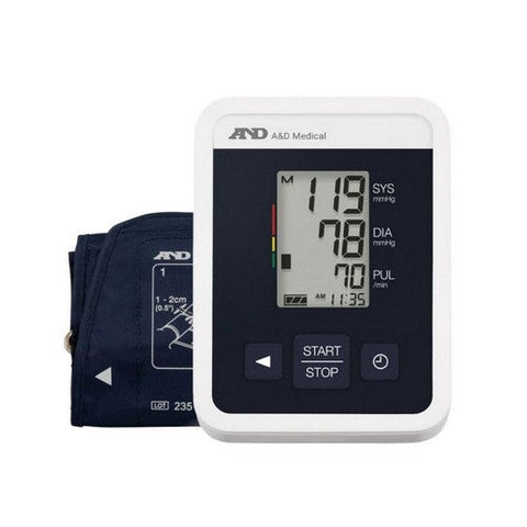 A & D, Medical One Touch Blood Pressure Monitor Upper Arm, 1 Each A & D