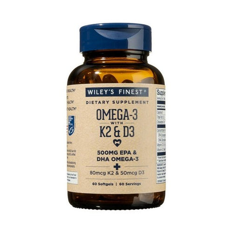 Wild Alaskan Fish Oil Vitamin K2 60 Softgels by  Pure Encapsulations