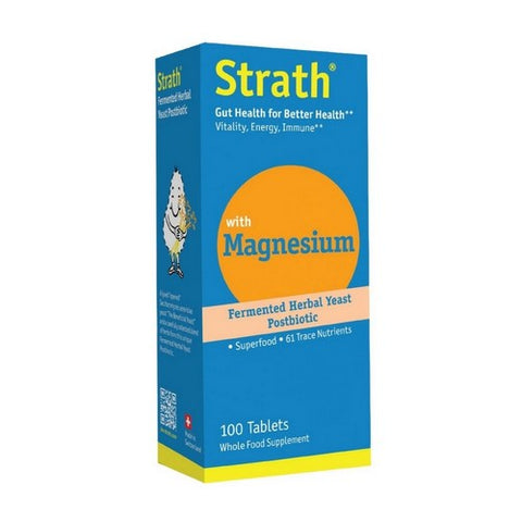 Strath Magnesium Postbiotic Tablets 100 Count by Nature's Answer