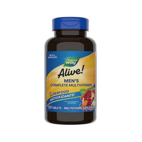 Alive! Men’s Complete Multivitamin 130 Tabs by Nature's Way