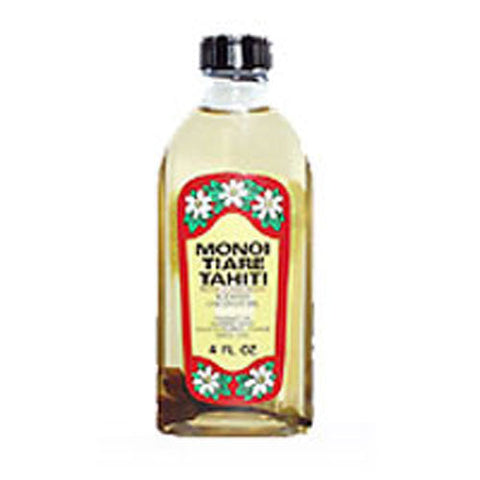 Monoi Tiare, Coconut Oil, Gardenia (Tiare) w/Sunscreen 4 Oz Monoi Tiare