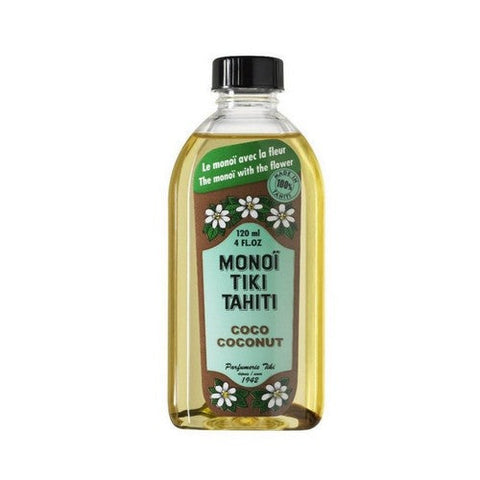Monoi Tiare, Tiki Tahiti Coconut Oil Coconut, 4 Oz Monoi Tiare