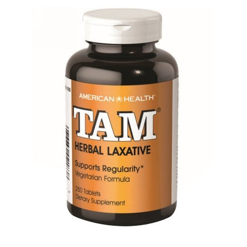 American Health, Tam Herbal Laxative, 250 Tabs American Health