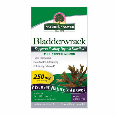 Nature's Answer, Bladderwrack, Thallus 90 Caps Nature's Answer