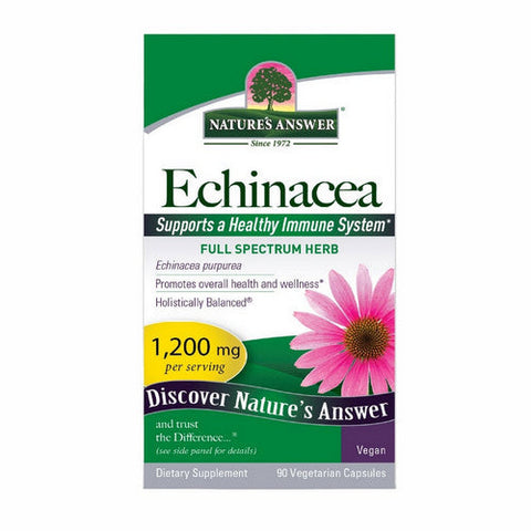 Nature's Answer, Echinacea Herb, 1200 Mg, 90 Veg Caps Nature's Answer