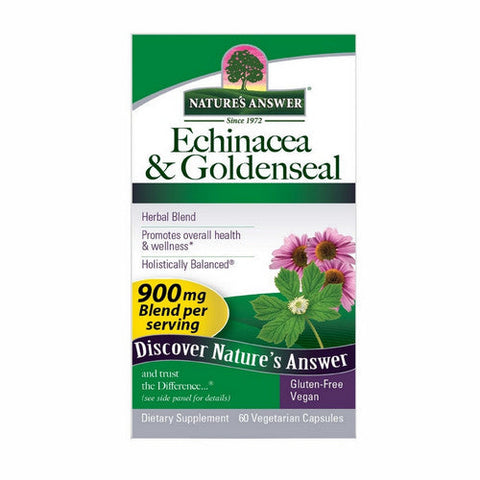 Nature's Answer, Echinacea-Goldenseal, 60 Vcaps Nature's Answer