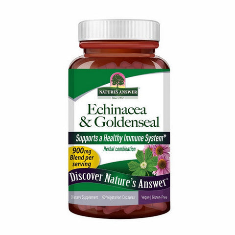 Nature's Answer, Echinacea-Goldenseal, 60 Vcaps Nature's Answer