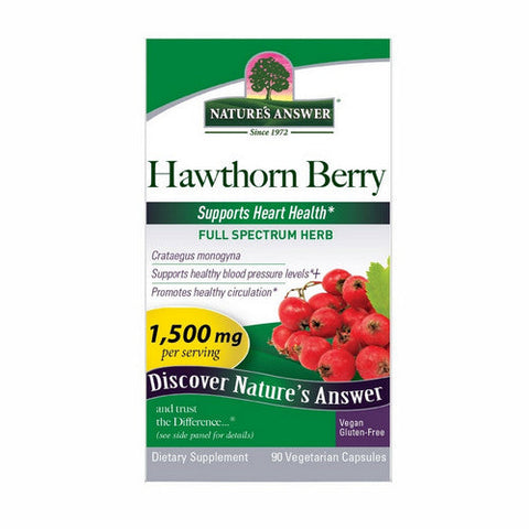 Nature's Answer, Hawthorn Berry, 90 Caps Nature's Answer