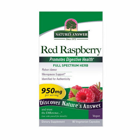 Nature's Answer, Red Raspberry, 950 Mg, 90 Veg Caps Nature's Answer