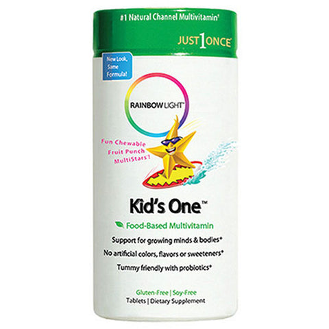 Rainbow Light, Kid's One Multi Fruit Punch Chewable, 90 Chewables Rainbow Light
