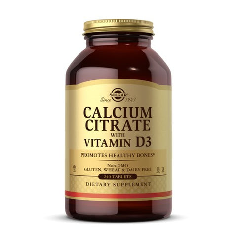 Calcium Citrate With Vitamin D3 240 Tabs by Solgar