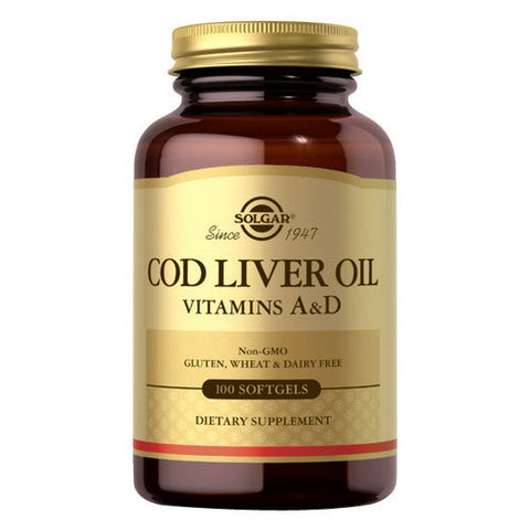 Solgar, Cod Liver Oil, 100 Softgels Solgar