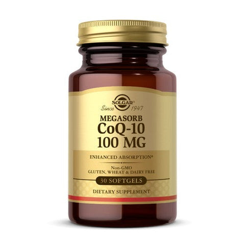 Solgar, Megasorb CoQ-10, 100 mg, 30 Soft Gels Solgar