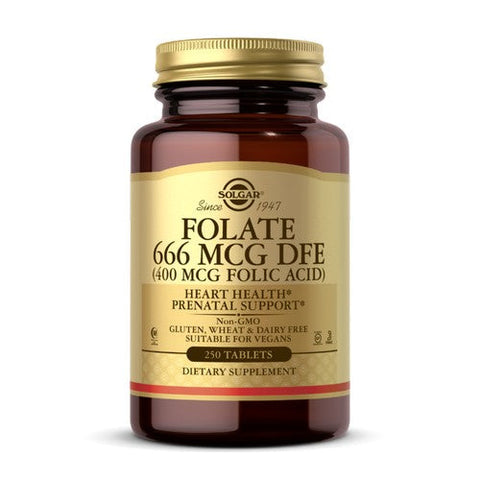Solgar, Folate, 400 mcg, 250 Tabs Solgar