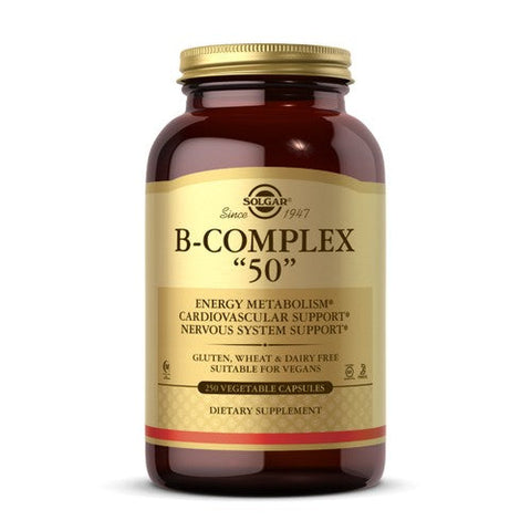 Solgar, B-Complex 50, 250 Veg Caps Solgar