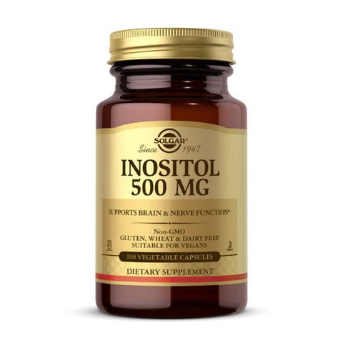 Solgar, Inositol, 500 mg, 100 Veg Caps Solgar