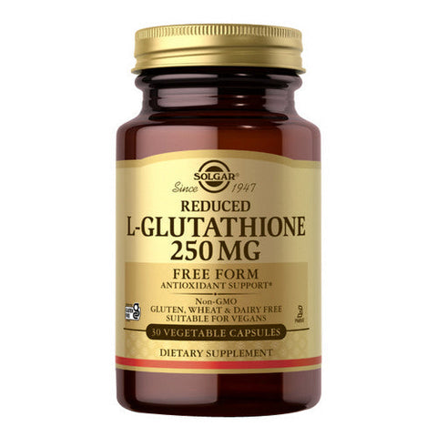 Solgar, Reduced L-Glutathione, 250 mg, 30 V Caps Solgar