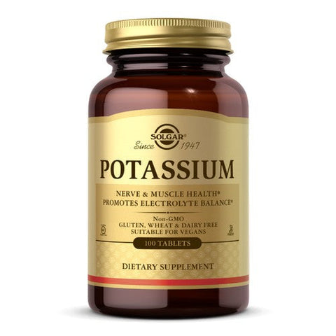 Solgar, Potassium Tablets, 100 Tabs Solgar