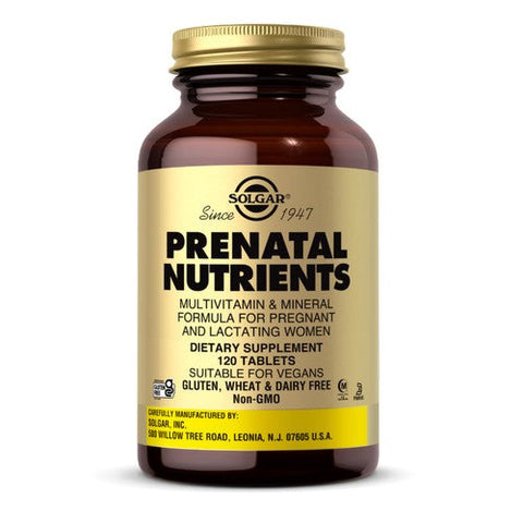 Solgar, Prenatal Nutrients Tablets, 120 Tabs Solgar